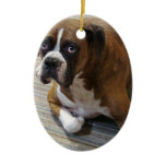 Boxer Dog Ornament