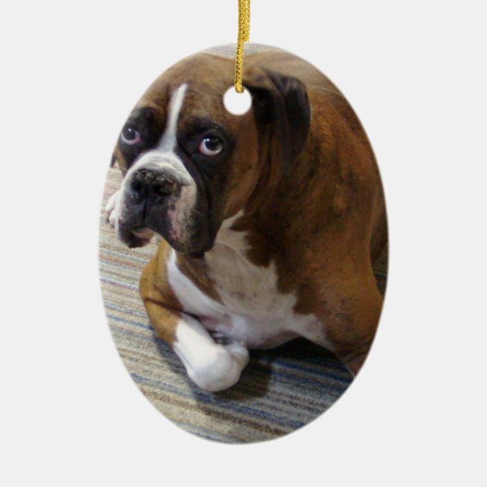 boxer dog lawn ornament