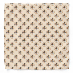 Boxer Dog Painting Uncropped Original Animal Art Bandana