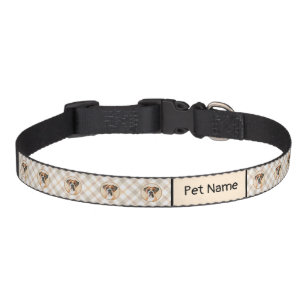 Boxer Dog Painting Uncropped Original Animal Art Pet Collar