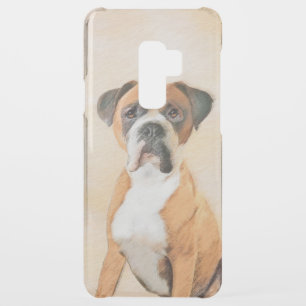 Boxer Dog Painting Uncropped Original Animal Art Uncommon Samsung Galaxy S9 Plus Case