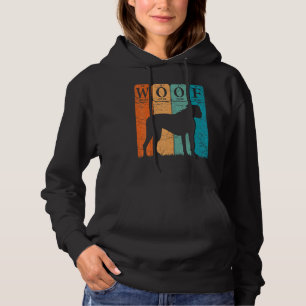 Boxer Dog Periodic Table Elements Dog Lover Woof Hoodie