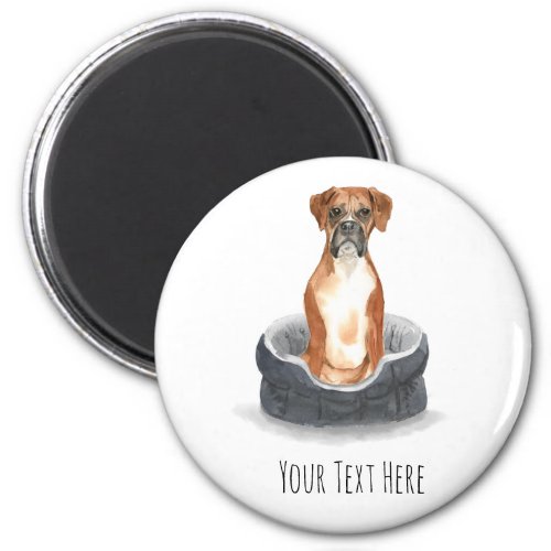 Boxer Dog Personalized Magnet