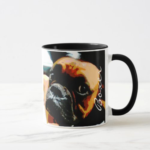 Boxer Dog Pet Photo Coffee Mug