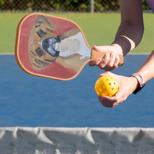 Boxer Dog  Pickleball Paddle