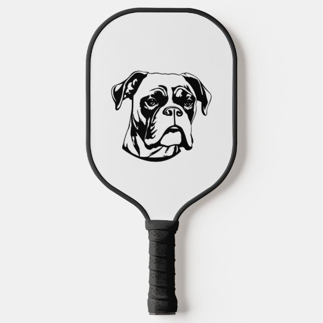 Boxer Dog Pickleball Paddle (Front)
