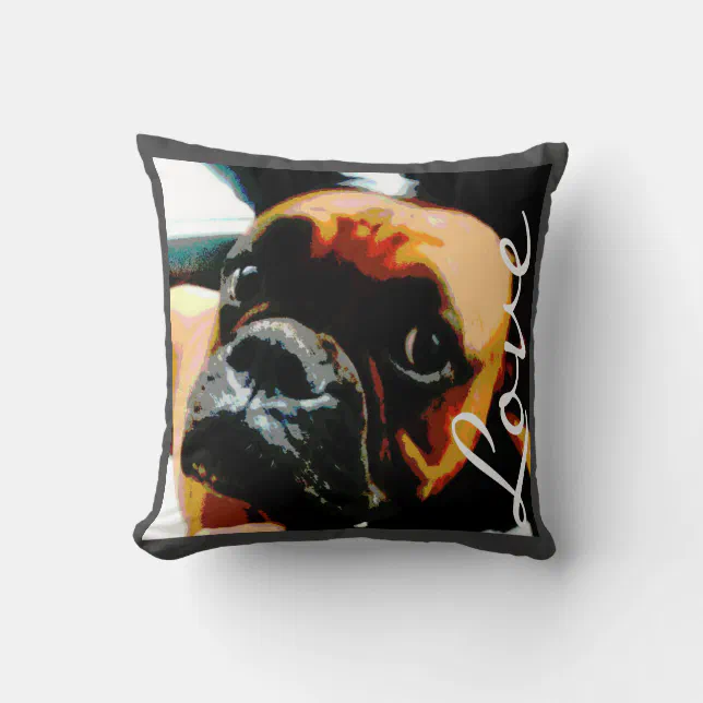 Boxer Dog Pillow Zazzle