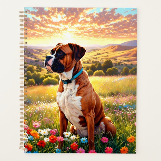 Boxer dog planner (Front)