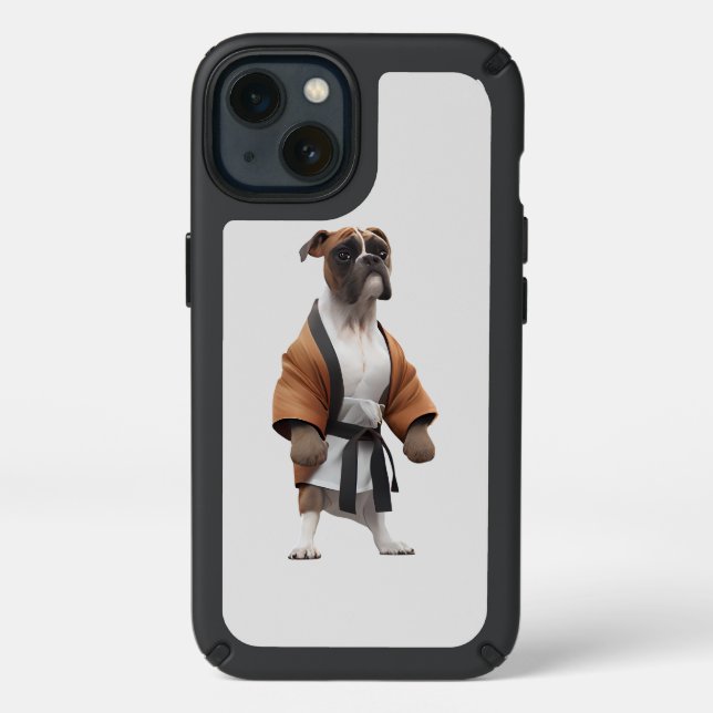 Boxer Dog Play Karate, Karate Champion Boxer Dog Speck iPhone 13 Case (Front)