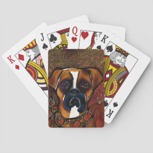Boxer Dog Poker Cards