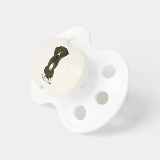 Boxer Dog Puppy Pacifier (Front Right)