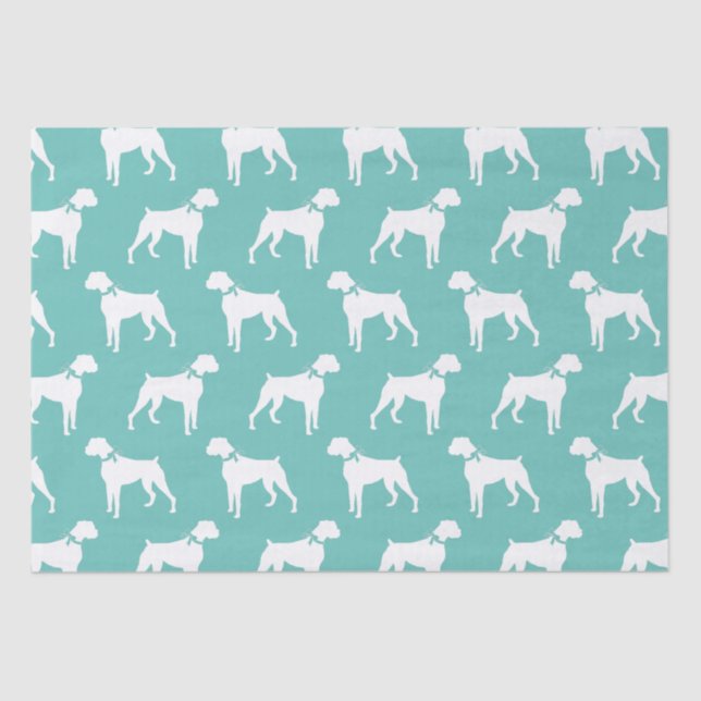 Boxer Dog Puppy Tissue Paper (Front)