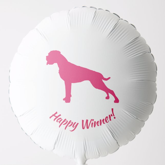 Boxer Dog pure Balloon (Front)