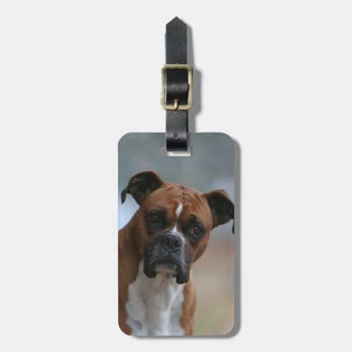 Boxer dog PurseLuggage Tag