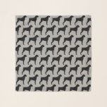 Boxer Dog Silhouettes Pattern Scarf<br><div class="desc">Boxer Lover's Scarf</div>