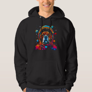 Boxer Dog Space Astronaut Hoodie