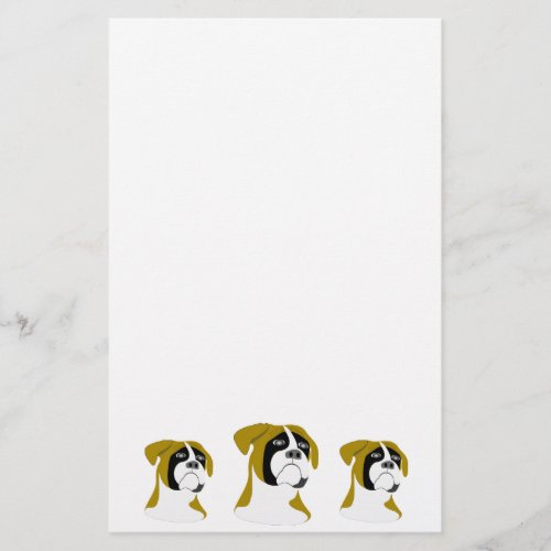 Boxer Dog Stationery