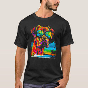 Boxer Dog Summer T-Shirt