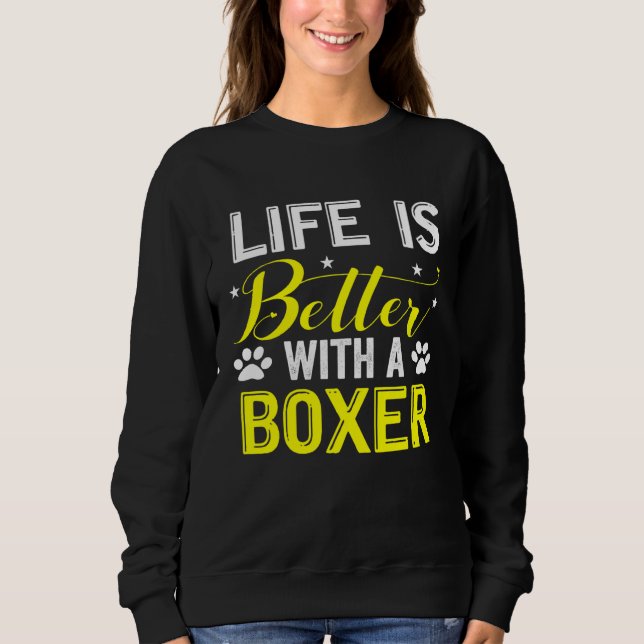 Boxer  Dog Sweatshirt (Front)
