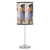 Boxer dog table lamp (Back)