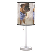 Boxer dog table lamp (Right)