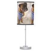 Boxer dog table lamp (Front)