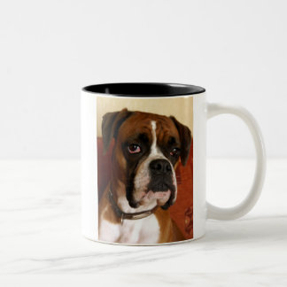 Boxer Dog Two-Tone Coffee Mug
