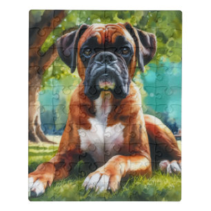 Boxer Dog Wiggle Butts & Tail Wags 🐾 Jigsaw Puzzle
