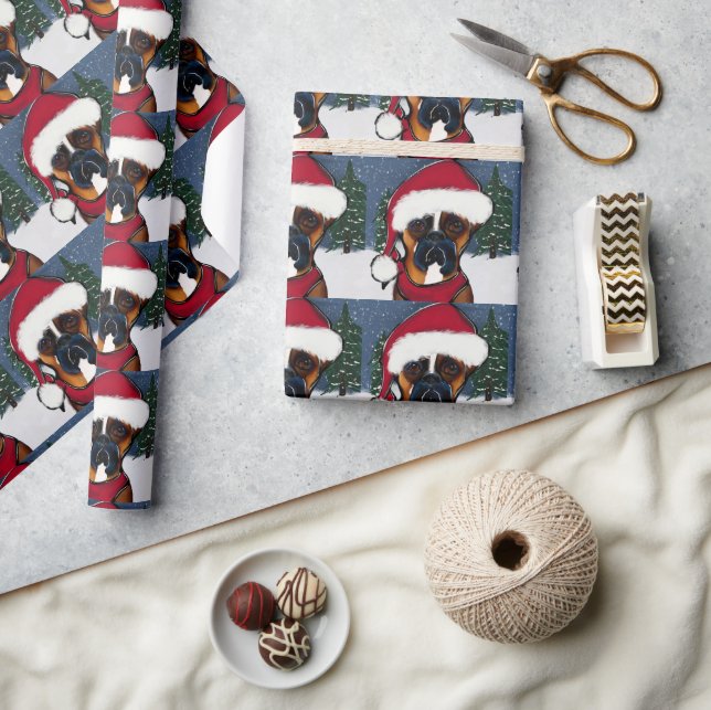 Boxer Dog Wrapping Paper (Crafts)