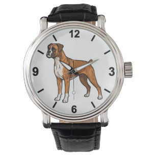 Boxer Dog Wrist Watch Cute Pet Style