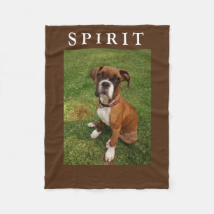 BOXER DOGS HAVE SPIRIT fleece