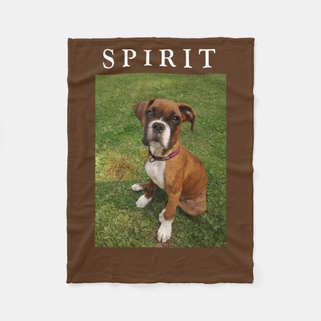 BOXER DOGS HAVE SPIRIT fleece (Front)