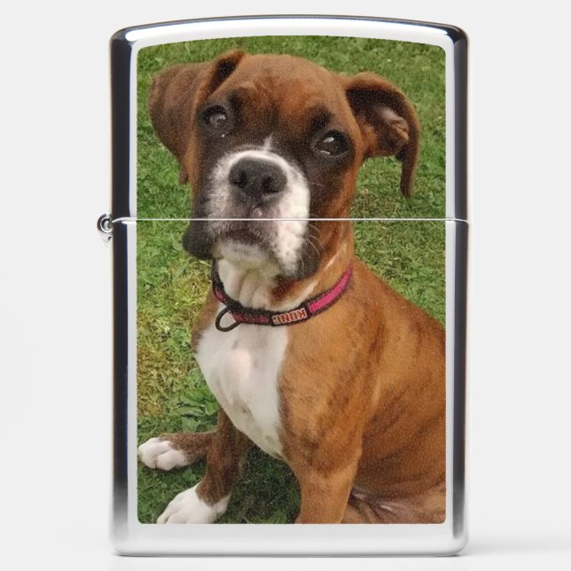 BOXER DOGS HAVE SPIRIT  ZIPPO LIGHTER (Front)