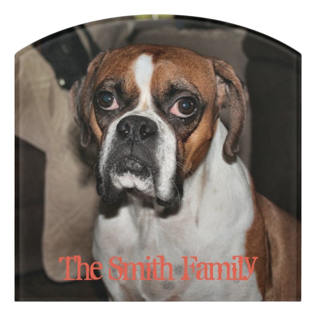 Boxer Door Sign (Contour Front)