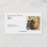 Boxer Face Business Card