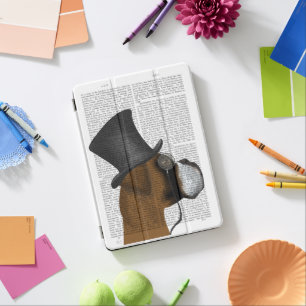 Boxer, Formal Hound and Hat iPad Pro Cover