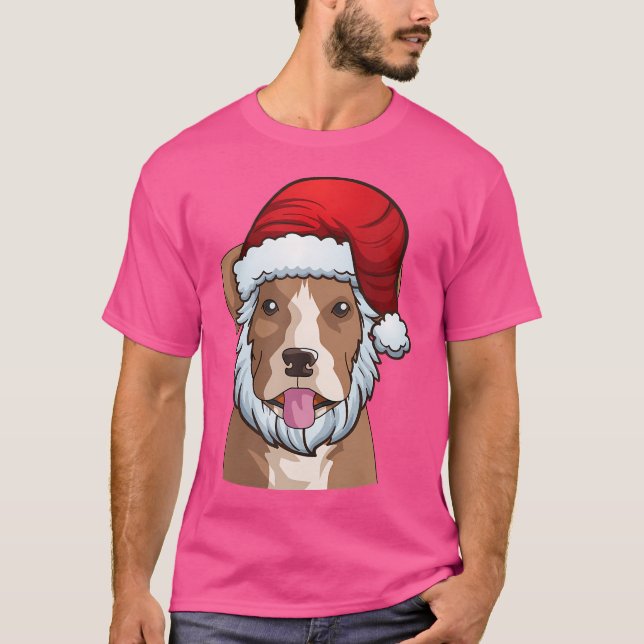 Boxer 	 Funny Santa Claus Christmas Gift Shirt (Front)