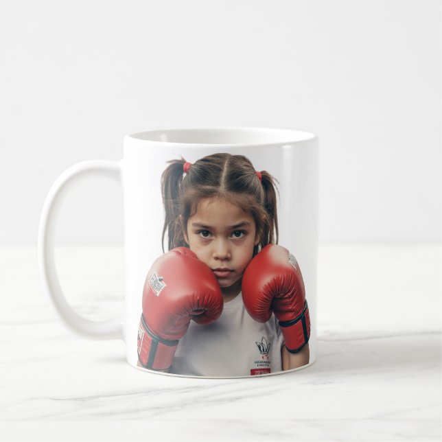 boxer girl mug (Left)