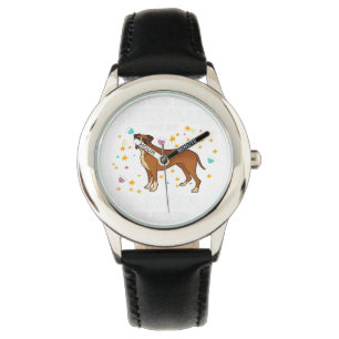 Boxer Glitter Dog Pet Lover Gift Ideas Watch