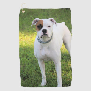 Boxer Golf Towel