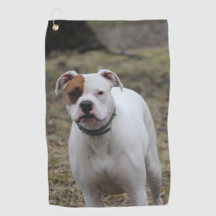 Boxer Golf Towel