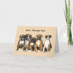 Boxer Greeting Card