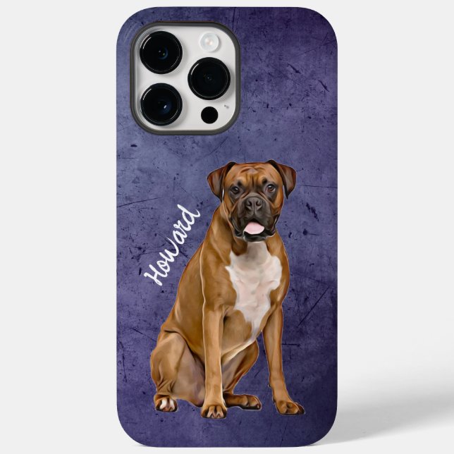 Boxer Grunge Case-Mate iPhone Case (Back)