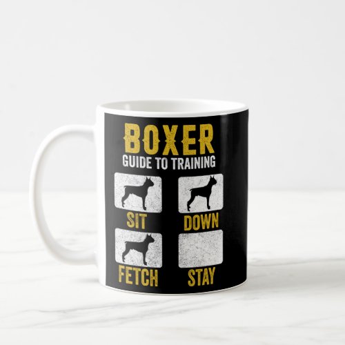 Boxer Guide To Training  Dog Mom Dad  Owners  Coffee Mug