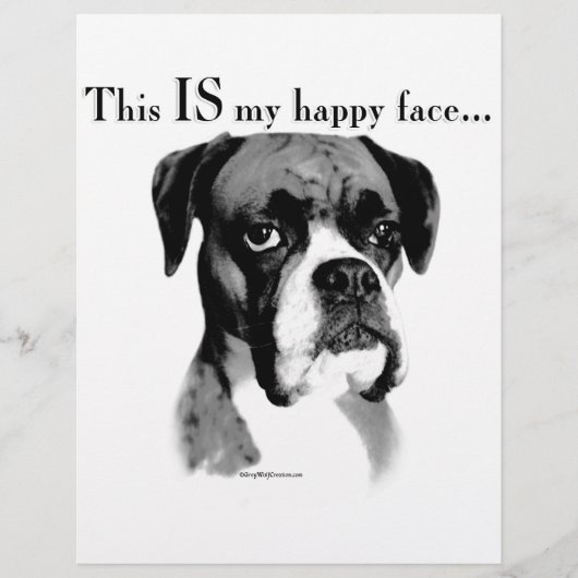 Boxer Happy Face (Front)