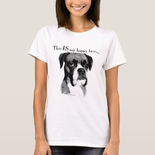 Boxer Happy Face T-Shirt
