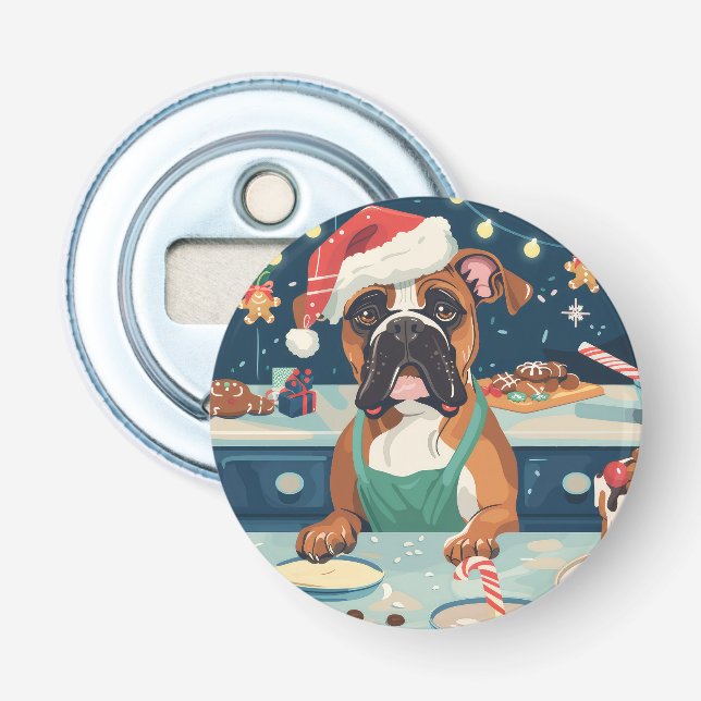 Boxer Holiday Baking: Festive Christmas Bottle Opener (Front)