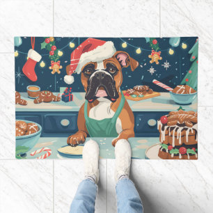 Boxer Holiday Baking: Festive Christmas Doormat