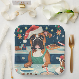 Boxer Holiday Baking: Festive Christmas Paper Plates