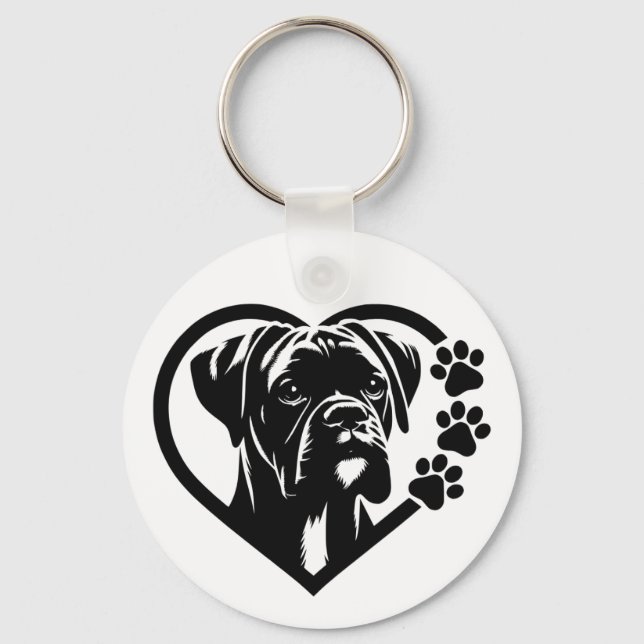 Boxer Keychain (Front)